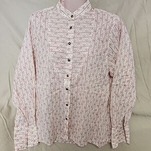 Vintage wah maker western shirt womens sz m.